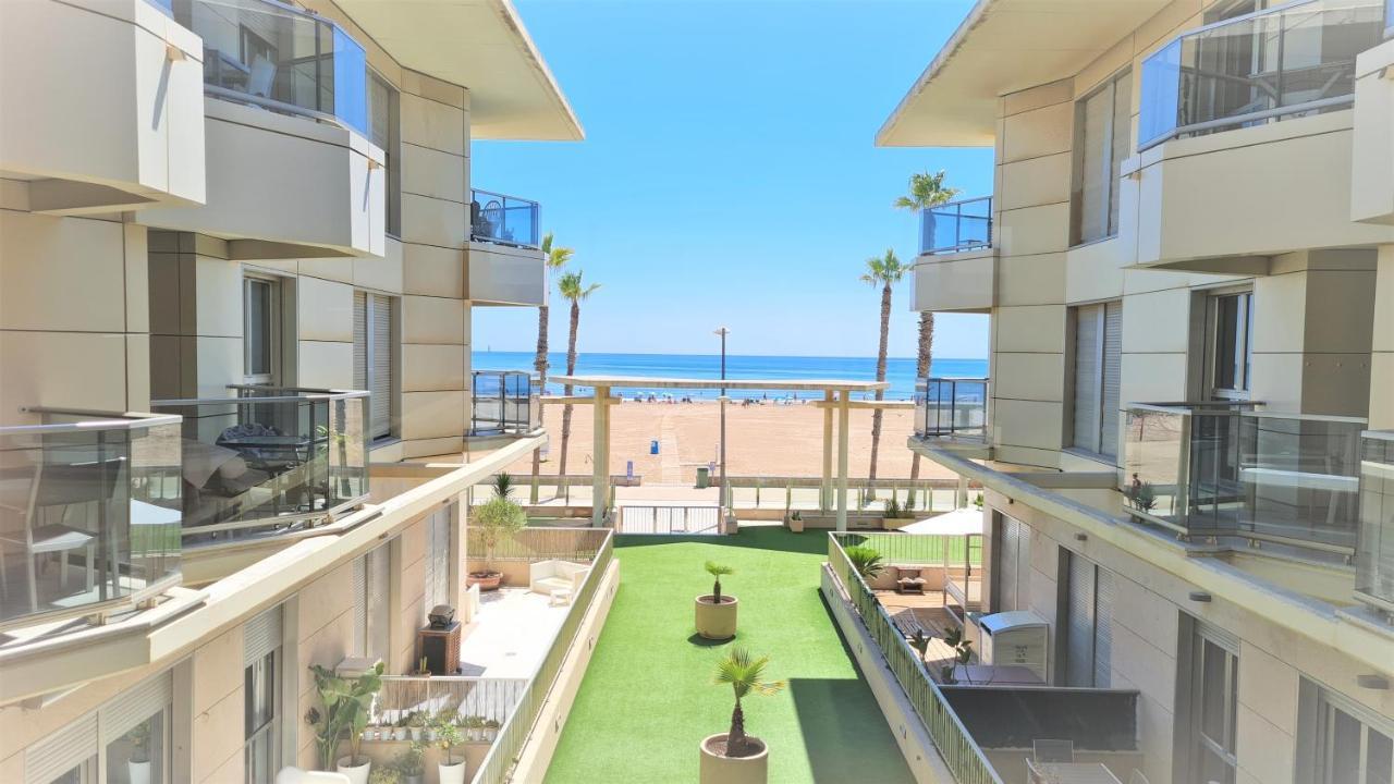 Beach Valencia Luxury A40-35 Apartment With Terrace And Sea Views Valência Exterior foto
