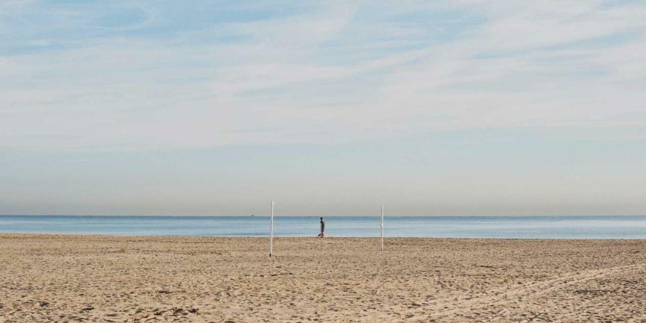 Beach Valencia Luxury A40-35 Apartment With Terrace And Sea Views Valência Exterior foto