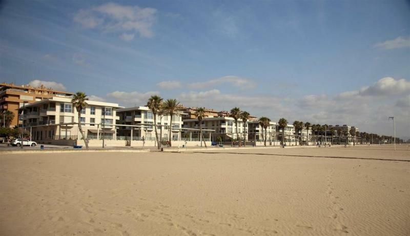 Beach Valencia Luxury A40-35 Apartment With Terrace And Sea Views Valência Exterior foto