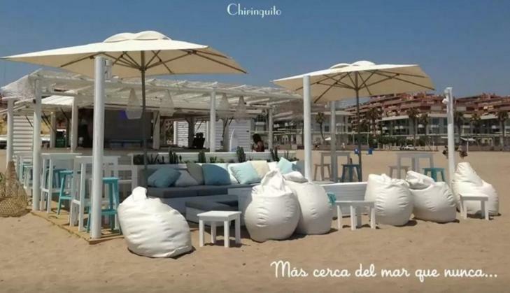 Beach Valencia Luxury A40-35 Apartment With Terrace And Sea Views Valência Exterior foto